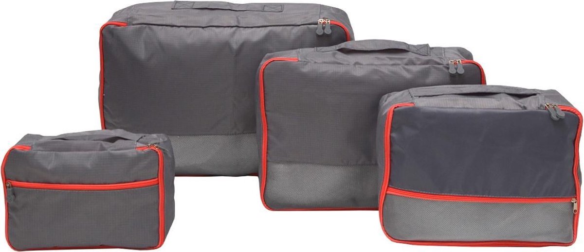 Cubes d'emballage Set Travel Luggage Organisateur Organisateur de voyage Sacs de valise de compression 3PC 