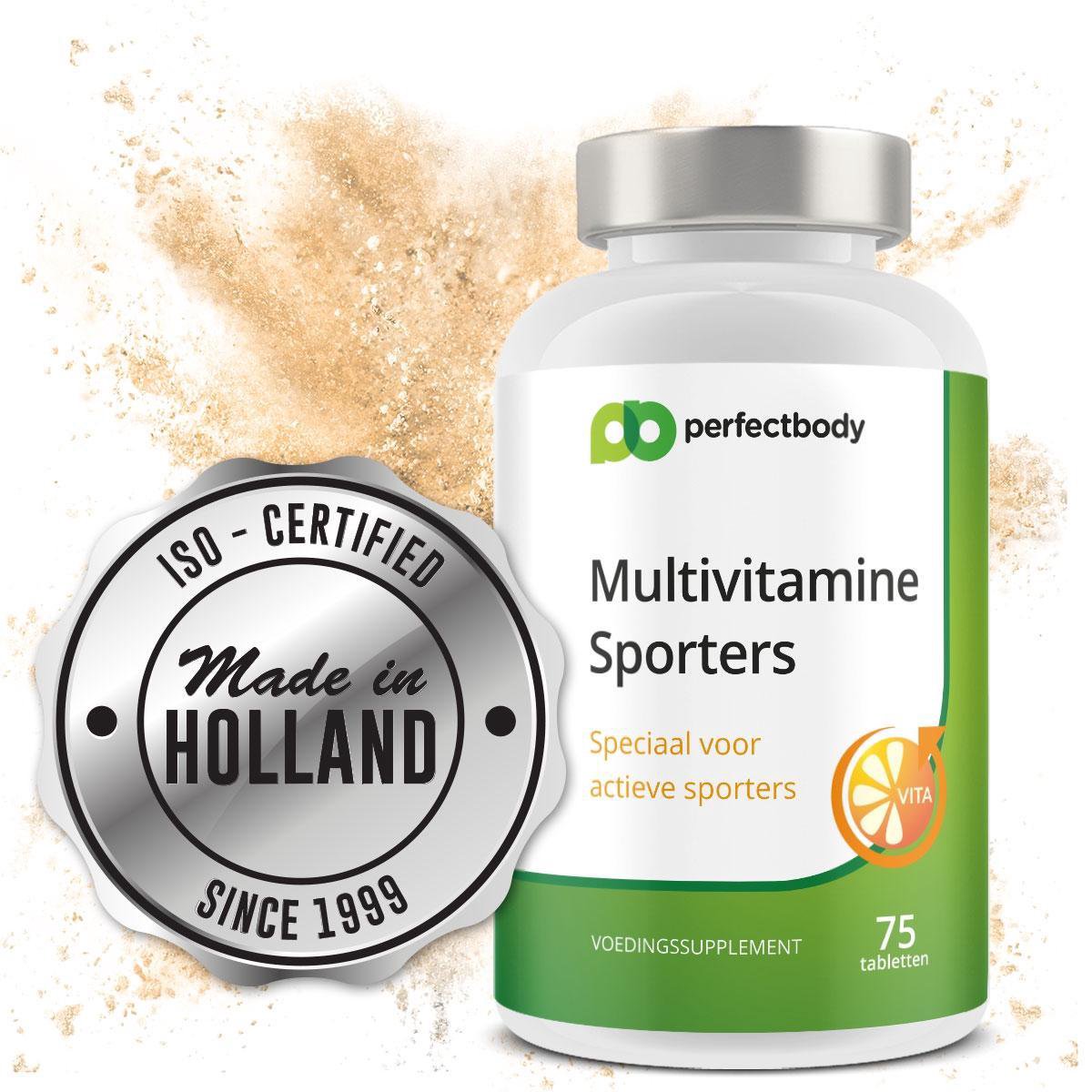 Multivitamine Sporters - 75 Tabletten - PerfectBody.nl