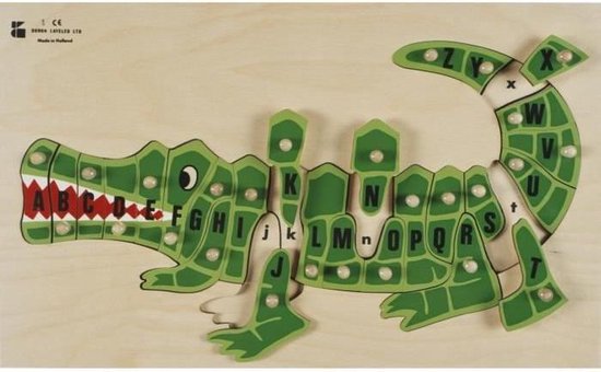 Afbeelding van het spel BSM Inbouwspeelgoed ABC The Alligator