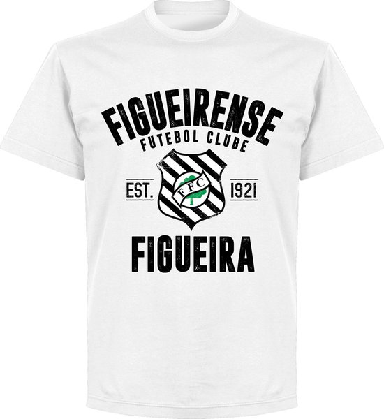 Figueirense Established T-Shirt - Wit - 4XL