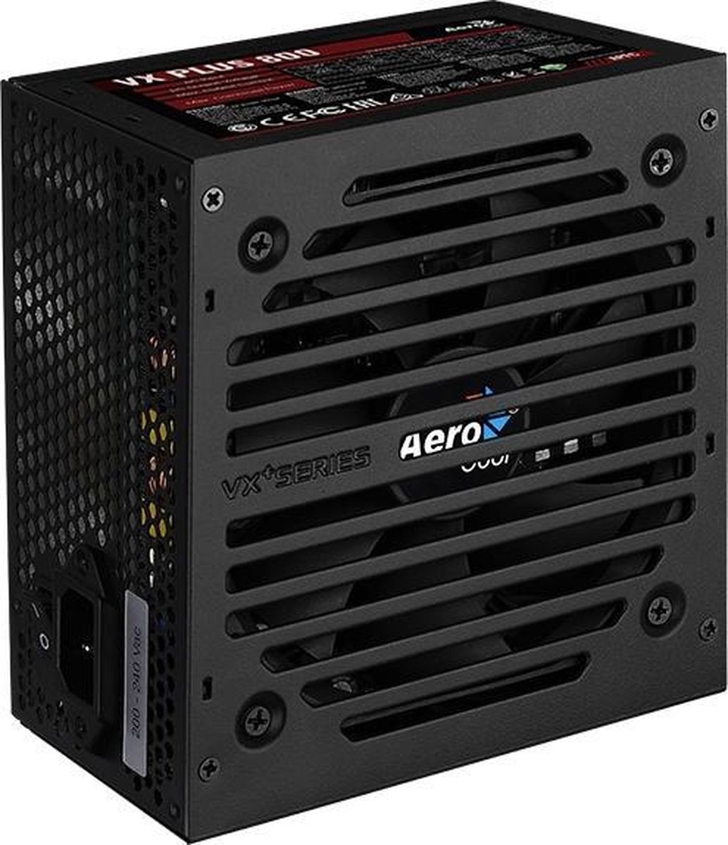 Aerocool VX PLUS 800 power supply unit 800 W 20+4 pin ATX ATX Zwart