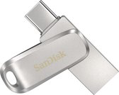 SanDisk Ultra Dual Luxe USB-stick smartphone/tablet Zilver 64 GB USB-C USB 3.2 (Gen 1)