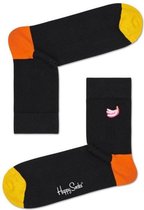 Happy Socks Banana Embroidery Half Crew Socks, Maat 36/40
