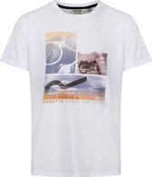 Regatta - Men's Cline IV Graphic T-Shirt - Outdoorshirt - Mannen - Maat 5XL - Wit