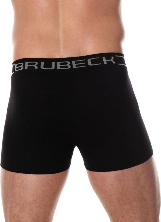 Caleçon homme Brubeck Underwear - Coton élastique sans couture - Lot de 2 - Noir - M