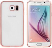 Backcover Clear Bumperlook voor Samsung S7 Edge Rosé Goud