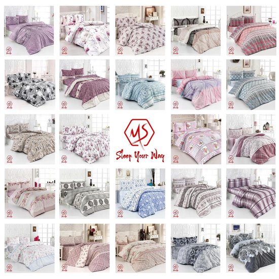 Moonstar Tweepersoons Dekbedovertrek 220x200 cm + 2x 60x70 cm