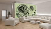 Flowers Floral Abstract Photo Wallcovering