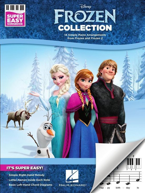Frozen Collection - Super Easy Piano Songbook - cover