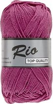 Lammy yarns Rio katoen garen - cyclaam roze (850) - naald 3 a 3,5mm - 5 bollen