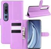 Book Case - Xiaomi Mi 10 Pro Hoesje - Paars