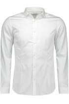 Jack & Jones Overhemd Jjprparma Shirt L/s Noos 12097662 White Mannen Maat - S