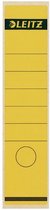 Leitz rugetiketten formaat 61 x 285 cm geel