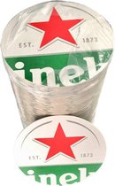 Sous-bocks Heineken 4 rouleaux de 100 pièces | Idéal sous votre verre à bière
