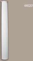 Halve zuilen schacht Profhome 446201 Gevellijst Zuil Gevelelement Ionische stijl wit