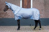 Harry's Horse Vliegendeken mesh Reflective met losse hals 165cm staalblauw