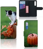 Xiaomi Mi 9 SE Telefoonhoesje met Pasjes Kitten