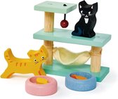 Tender Toys Pet Set Chats Bois 7 pièces