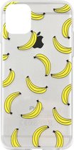 ADEL Siliconen Back Cover Softcase Hoesje Geschikt voor iPhone 11 Pro - Bananen Geel