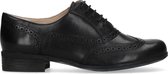 Clarks - Dames - Zwarte leren brogues Hamblo Oak - Maat 39.5