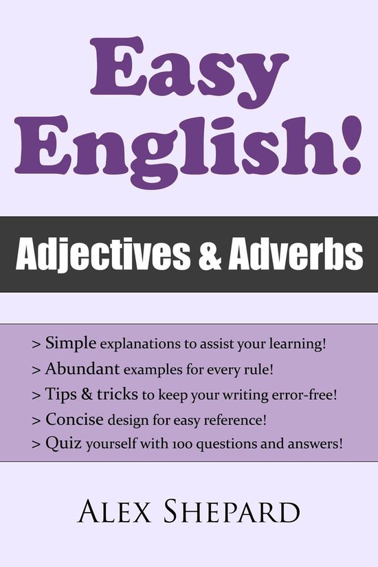 Easy English! Adjectives & Adverbs - cover