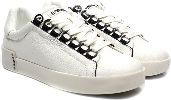 Supertrash Lina sneakers wit - Maat 39 | bol.com
