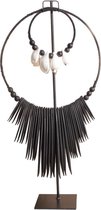 Pole to Pole - K33 - Black Octo Necklace L