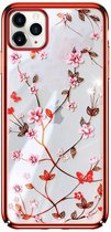 iPhone 11 Pro (5,8 inch) - hoes, cover, case - TPU - Transparant - Bloemen
