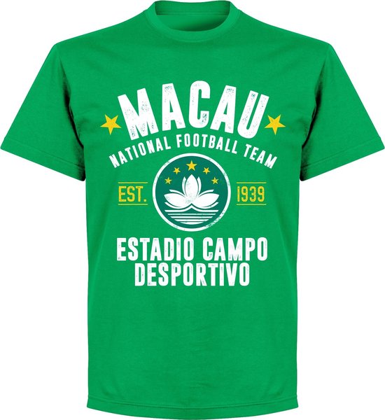 T-shirt établi de Macao - Vert - XL