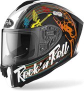 Airoh Spark Rock'N'Roll Black Gloss Full Face Helmet M