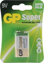 Bloc GP Super Alkaline 9V, blister 1