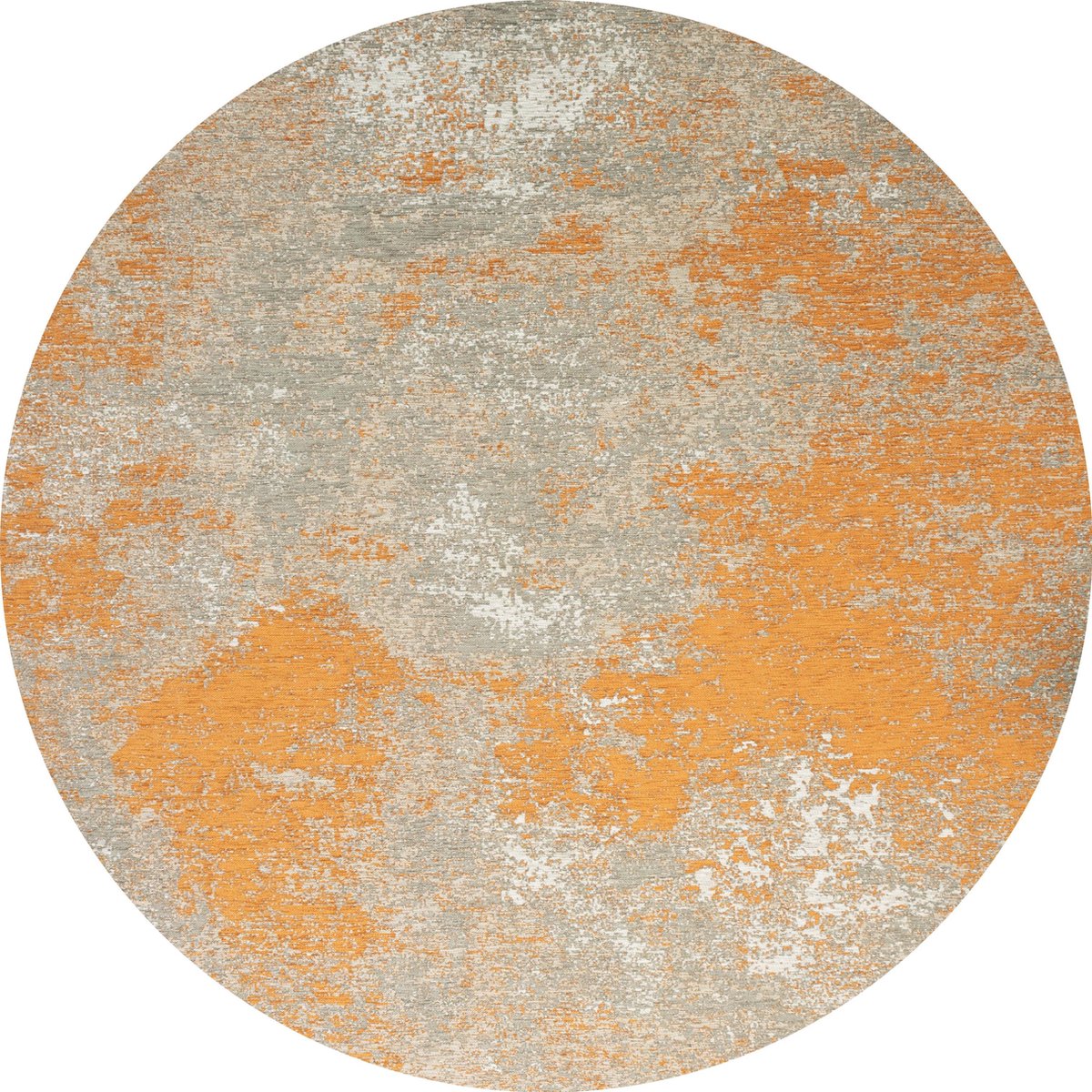 Rond Vintage vloerkleed - Grunge - Tapijten Woonkamer - Monarch - 200 ø
