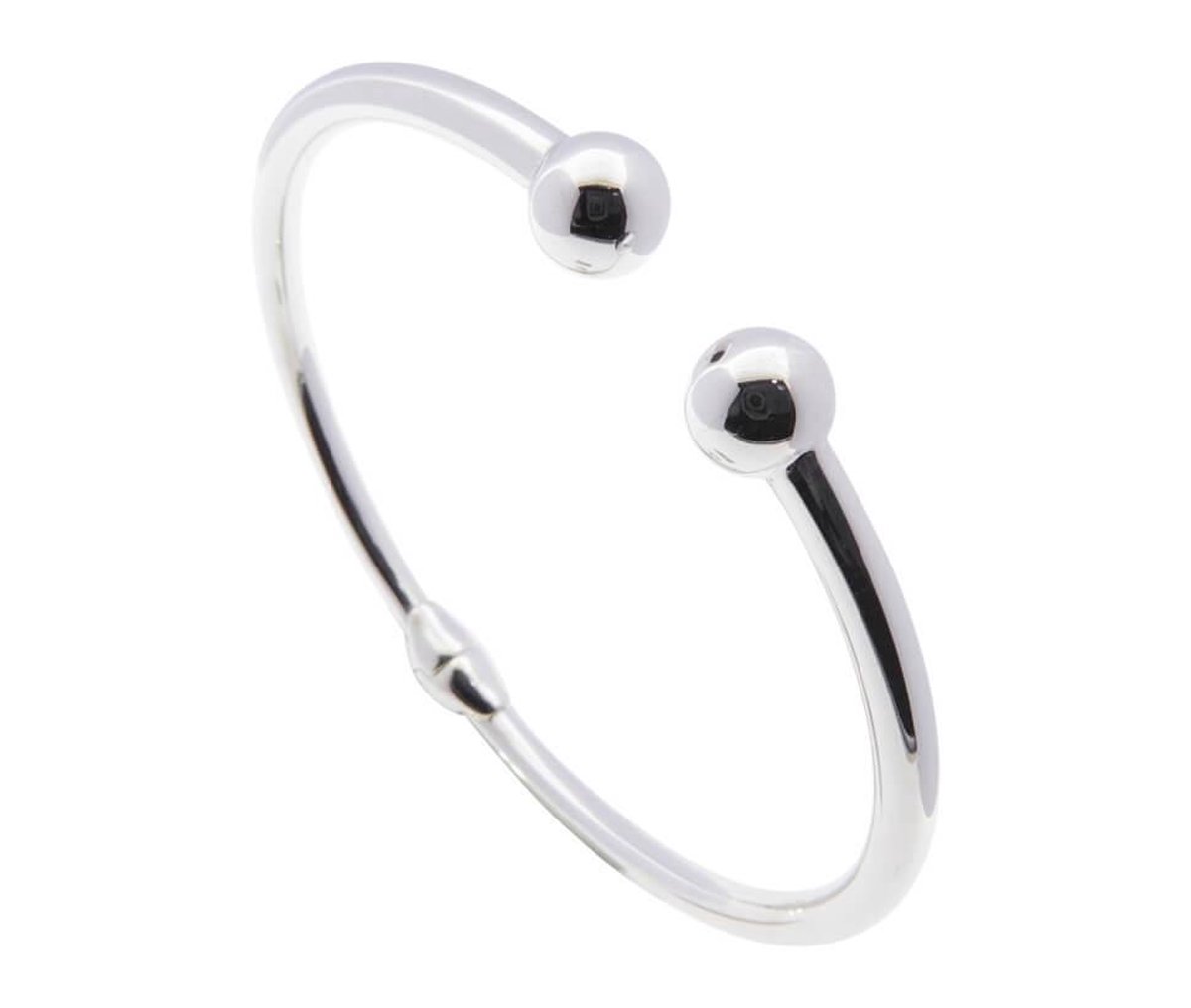 Christian zilveren bangle
