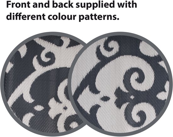 Bo-Camp - Chill Mat - Champagne - Extra Large - Oriental - 3,5x2,7 Meter van Bo-Camp — afbeelding 5