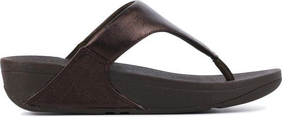 Fitflop™ Vrouwen Leren 80005056 / Teenslipper - Lulu Toe Leather -  Aubergine - Maat 36 | bol.com