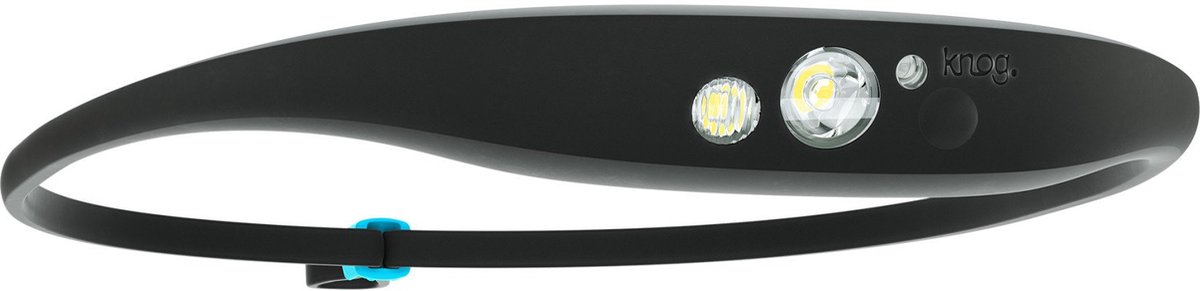 Knog Quokka - Hoofdlamp - Zwart - Lichtgewicht - 80 Lumen - Waterdicht