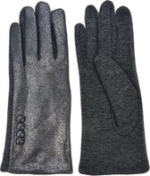 Handschoenen | 8*24 cm | Grijs | Synthetisch | Hand | Melady | MLGL0035G