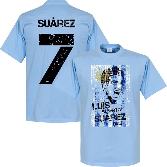 Luis Suarez Uruguay Flag T-Shirt - KIDS - 92