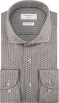 Profuomo Sky Blue Slim fit Knitted Overhemd Heren lange mouw