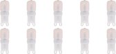 LED Lamp 10 Pack - Aigi - G9 Fitting - 2.5W - Helder/Koud Wit 6500K | Vervangt 25W - BSE