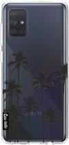 Casetastic Samsung Galaxy A71 (2020) Hoesje - Softcover Hoesje met Design - California Palms Print