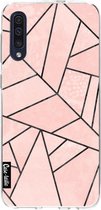 Casetastic Samsung Galaxy A50 (2019) Hoesje - Softcover Hoesje met Design - Rose Stone Print