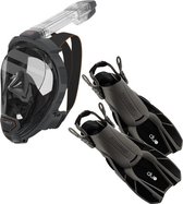 Ocean Reef Combo Aria QR+ Snorkelmasker + DUO Snorkelvinnen