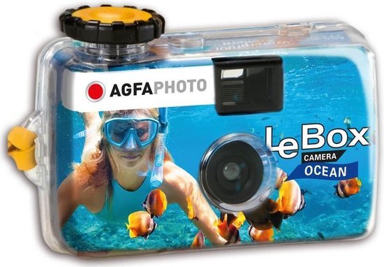 2x Wegwerp onderwater cameras voor 27 kleuren fotos  - Vakantiefotos weggooi cameras - Duiken/zwemmen