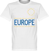 Team Europe T-shirt - Wit - 5XL