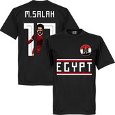 Egypt M. Salah 10 Gallery Team T-Shirt - Zwart - S