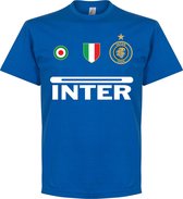 Inter Milan Team T-Shirt - Blauw - XXL