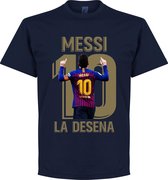 Messi La Desena T-Shirt - Navy - M
