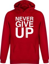 Never Give Up Liverpool Hoodie - Rood - Kinderen - 92/98