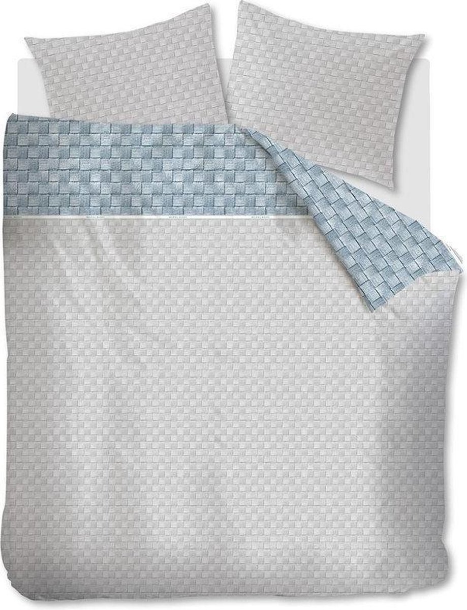 Riviera Maison Saunton - Dekbedovertrek - 200x200/220 cm - Grey